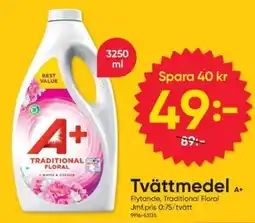 DollarStore Tvättmedel A+ erbjuda