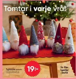 DollarStore Tygtomte Kotikulta erbjuda