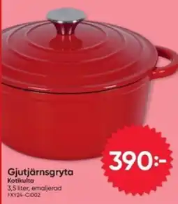 DollarStore Kotikulta Gjutjärnsgryta erbjuda