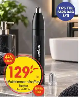EKO Babybliss men multitrimmer näsa/öra erbjuda