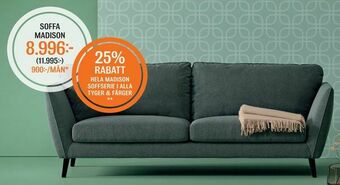 Mio 3-sits soffa erbjuda