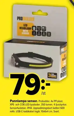 Coop Extra Pannlampa sensor erbjuda