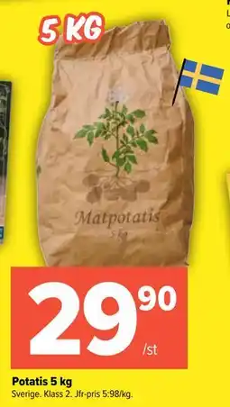 Coop Extra Potatis 5 kg erbjuda