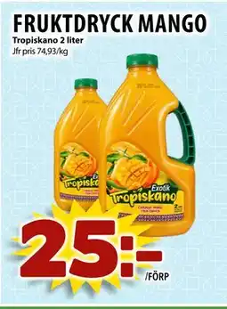 Matvärlden Tensta FRUKTDRYCK MANGO erbjuda
