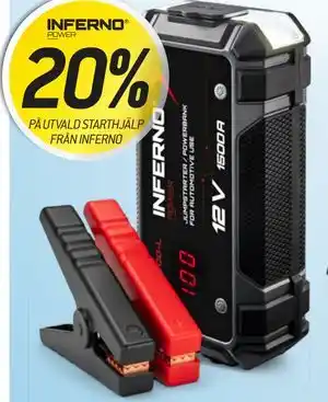 20% PÅ UTVALD STARTHJÄLP FRÅN INFERNO