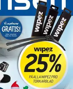 thansen 25% PÅ ALLA WIPEZ PRO TORKARBLAD erbjuda