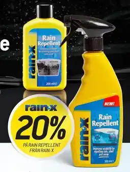 thansen 20% PÅ RAIN REPELLENT FRÅN RAIN·X erbjuda