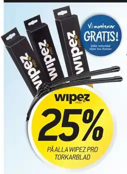 thansen 25% PÅ ALLA WIPEZ PRO TORKARBLAD erbjuda