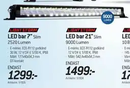 thansen LIGHTSTORM LED bar 21 erbjuda