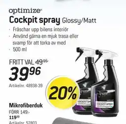 thansen Cockpit spray erbjuda