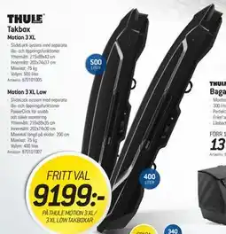 thansen Takbox Motion 3 XL erbjuda