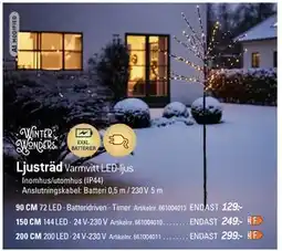 thansen Ljusträd Varmvitt LED-ljus erbjuda