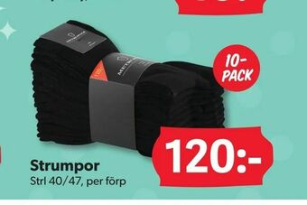 DollarStore Strumpor erbjuda