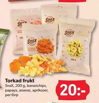 Torkad frukt