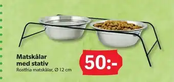 DollarStore Matskålar med stativ erbjuda