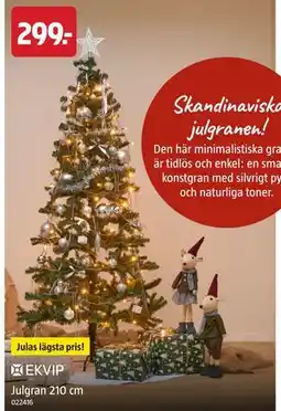 Jula Julgran 210 cm erbjuda