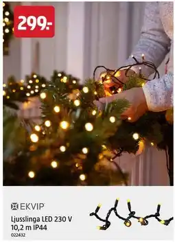 Jula Ljusslinga LED 230 V 10,2 m IP44 erbjuda