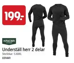 Jula Underställ herr 2 delar erbjuda