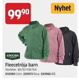Jula Fleecetröja barn erbjuda