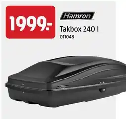 Jula Takbox 240 l erbjuda