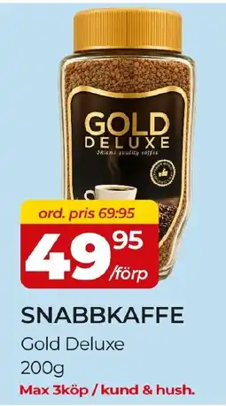 Matrix Butikerna Gold Deluxe Snabbkaffe erbjuda