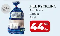 Matrix Butikerna Top choice hel kyckling erbjuda