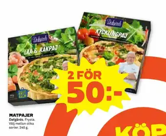 Coop Forum Dafgårds matpajer erbjuda