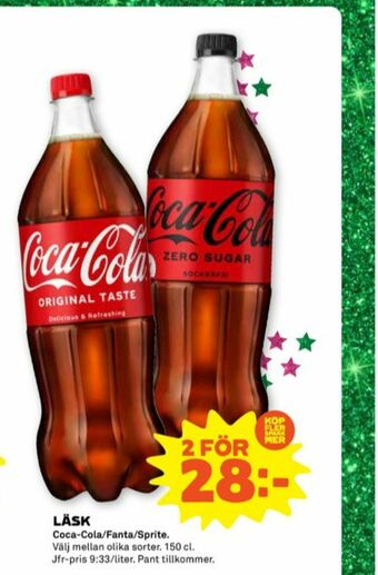 Coop Forum Coca cola läskedryck erbjuda