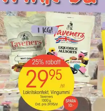 Taveners lakritskonfekt