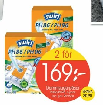 EKO Swirl dammsugarpåsar erbjuda