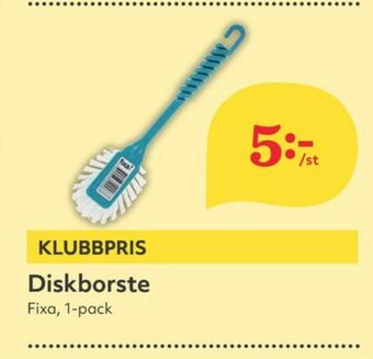 Hemköp Fixa diskborste erbjuda