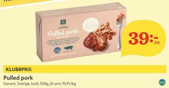 Hemköp Garant pulled pork erbjuda