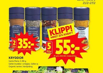 ICA Kvantum Santa maria kryddor erbjuda