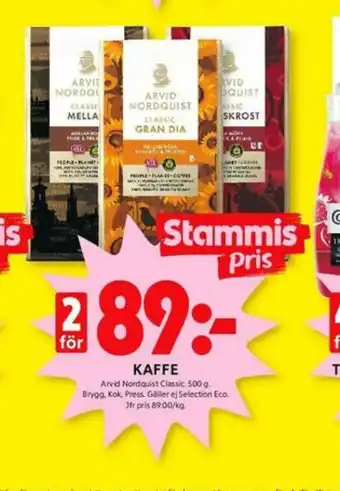 ICA Kvantum Classic kaffe malet erbjuda