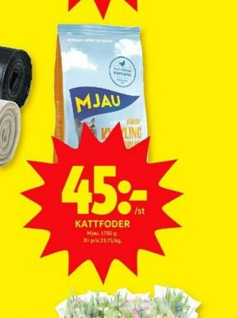 ICA Kvantum Mjau kattmat erbjuda