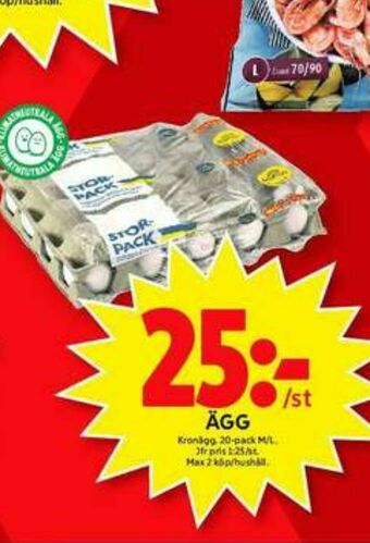 ICA Maxi Kronägg ägg erbjuda