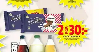 ICA Maxi Karl fazer chokladkaka erbjuda