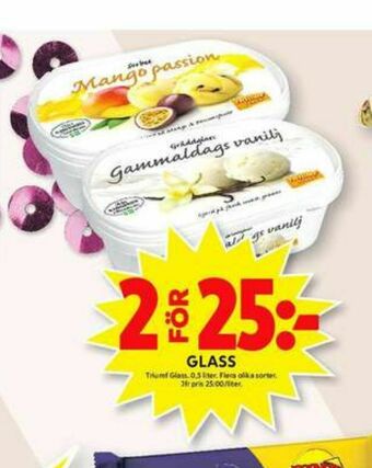 ICA Maxi Triumf gräddglass erbjuda