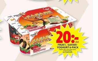 Yoplait safari yoghurt