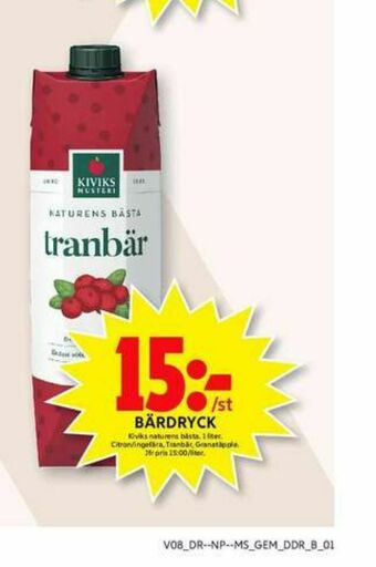 ICA Maxi Naturens bästa fruktdryck erbjuda