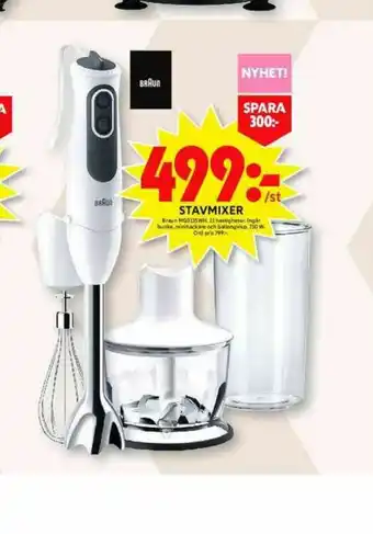 Braun stavmixer