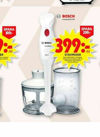 ICA Maxi Bosch stavmixer erbjuda