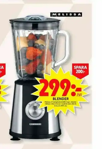 ICA Maxi Melissa blender erbjuda