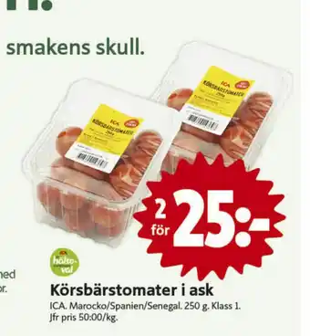 ICA Nära Ica körsbärstomater erbjuda