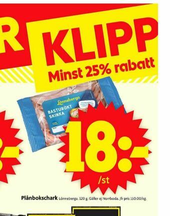 ICA Supermarket Lönneberga skinka erbjuda