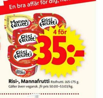 ICA Supermarket Risifrutti mellanmål erbjuda