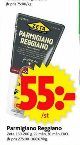 ICA Supermarket Zeta parmigiano reggiano erbjuda