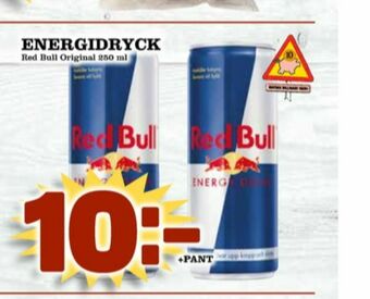 Matdax Red bull energidryck erbjuda