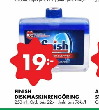 ÖoB Finish diskmaskinrengöring erbjuda