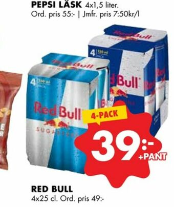 ÖoB Red bull energidryck erbjuda